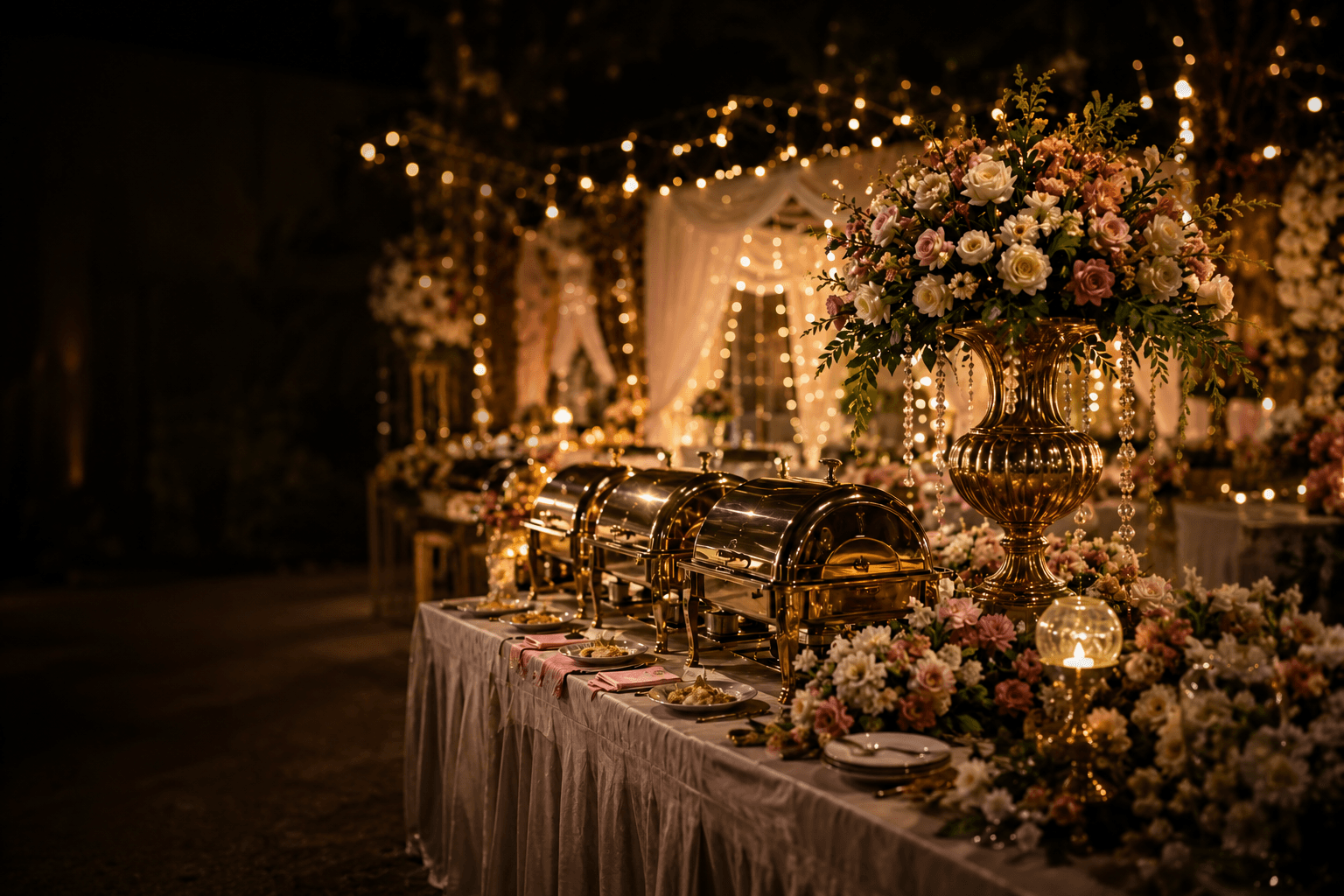 Malhotra Caterers premium event setup